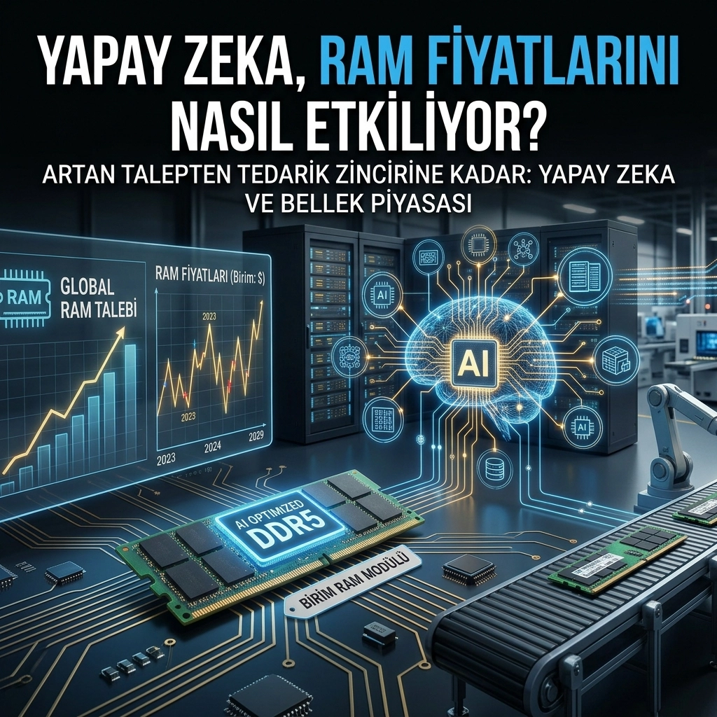 Yapay Zeka RAM Fiyatlarını Nasıl Etkiliyor?